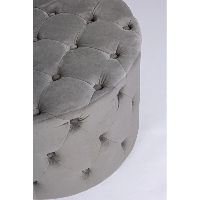 Pouf in velluto rotondo 60 cm - Lorella
