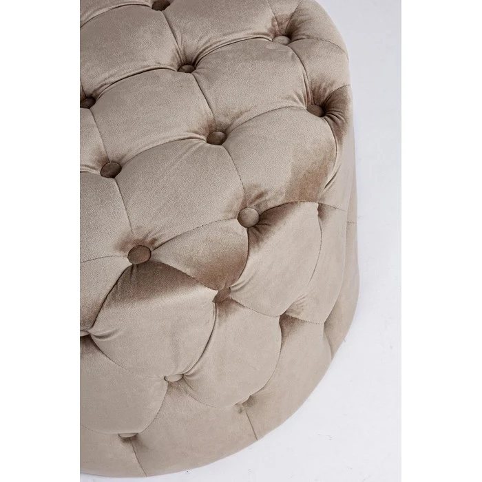 Pouf in velluto rotondo 60 cm - Lorella