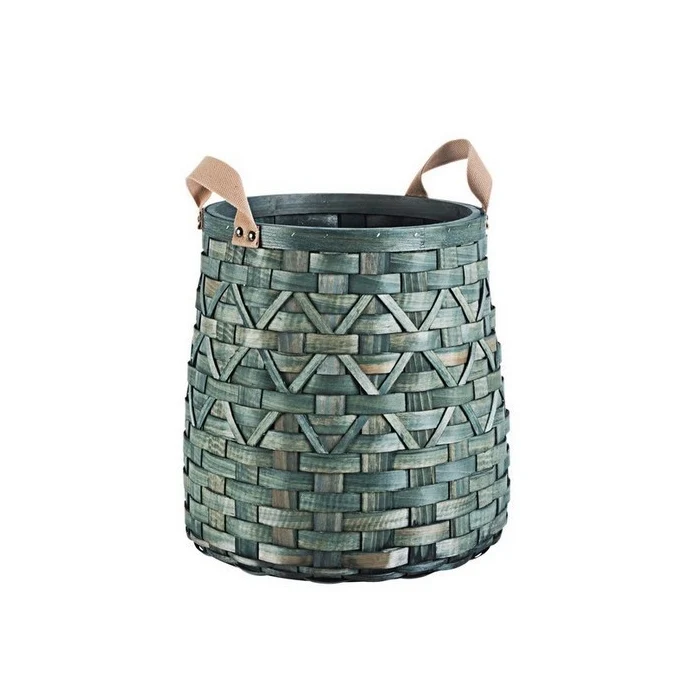 Cesta in legno d'abete con manici Lisette