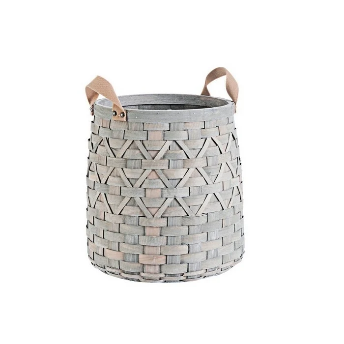 Cesta in legno d'abete con manici Lisette