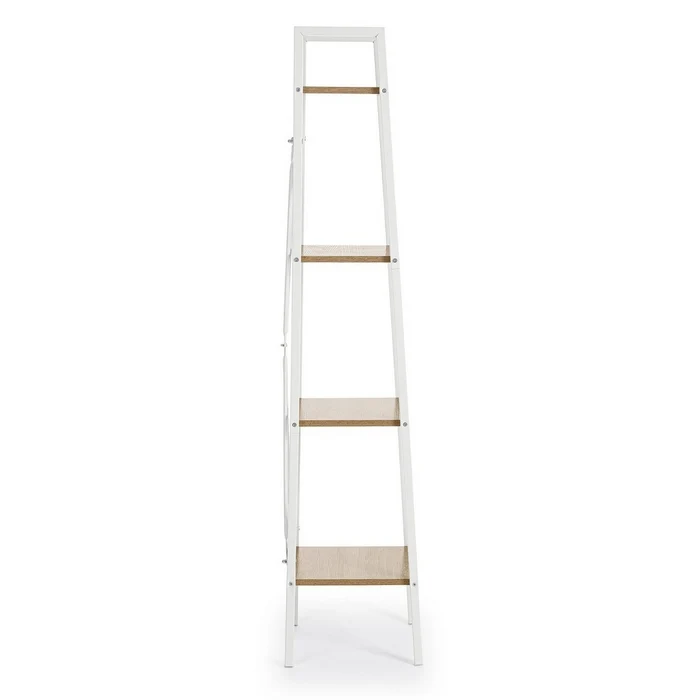 Scaffale a colonna scandinavo con 4 mensole bianco - Elettra