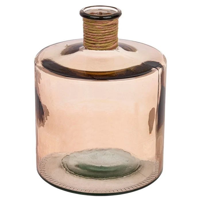 Vaso portafiori in vetro e corda - Rotang