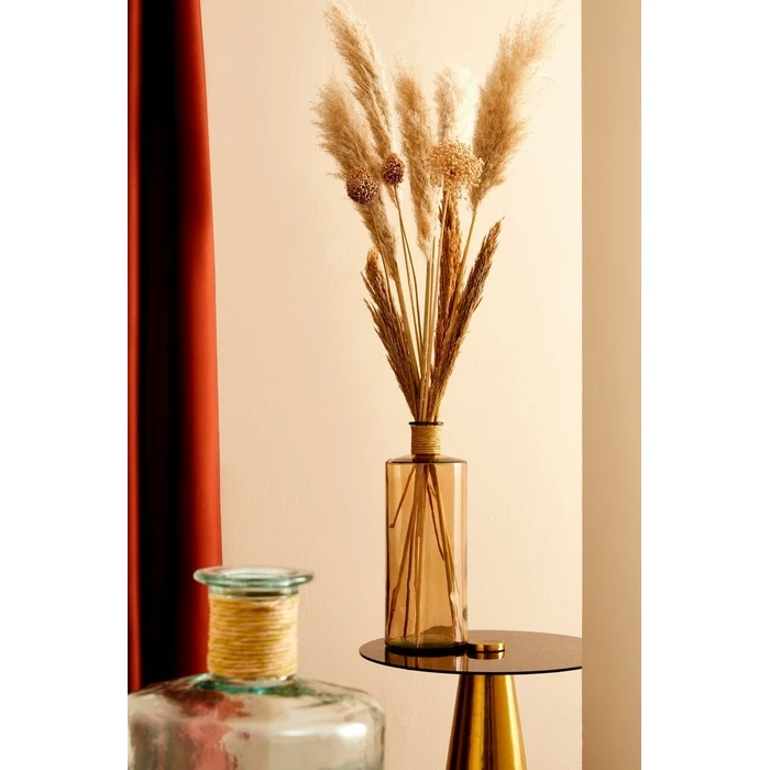 Vaso portafiori in vetro e corda - Rotang