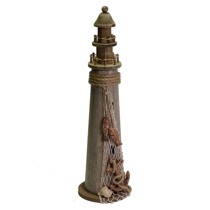 Decorazione faro con ancora 56 cm