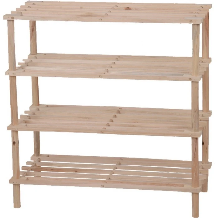Scaffale multiuso con 4 piani - Woody