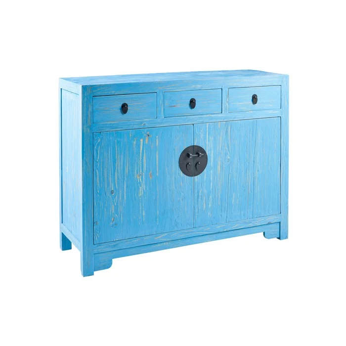 Credenza in legno con 3 cassetti e 2 sportelli - Fuji