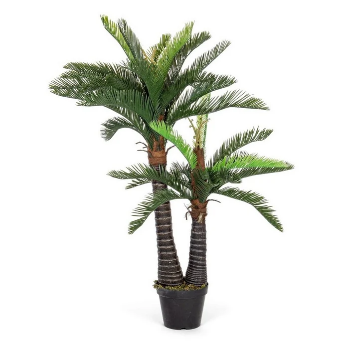 Pianta artificiale palma con vaso 150 cm