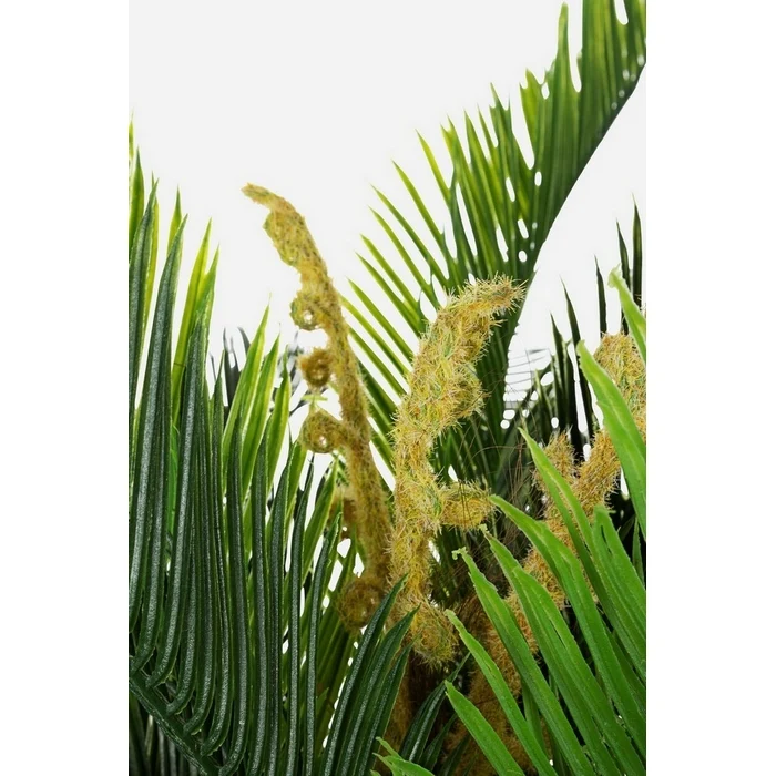 Pianta artificiale palma con vaso 150 cm
