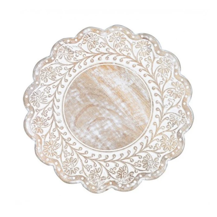 Tavolo tondo cozy in legno 45 cm - Kiran