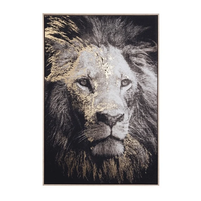 Quadro stampa su tela leone - Bold