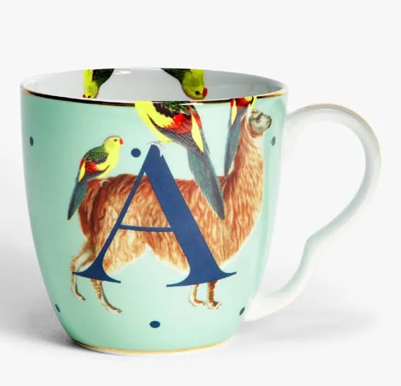 Yvonne Ellen Tazze Mug con iniziali Alphabet varie lettere
