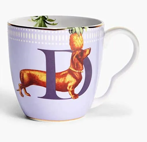 Yvonne Ellen Tazze Mug con iniziali Alphabet varie lettere