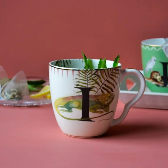 Yvonne Ellen Tazze Mug con iniziali Alphabet varie lettere