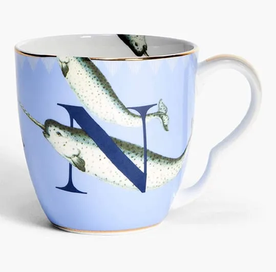 Yvonne Ellen Tazze Mug con iniziali Alphabet varie lettere