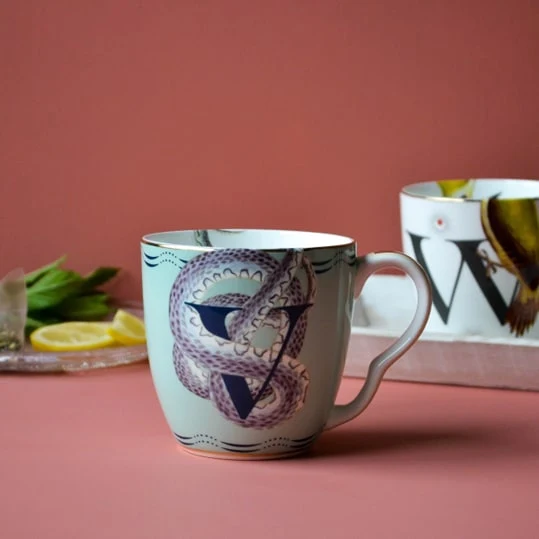 Yvonne Ellen Tazze Mug con iniziali Alphabet varie lettere