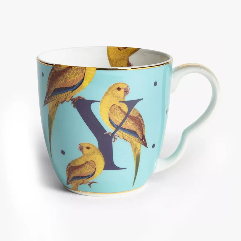 Yvonne Ellen Tazze Mug con iniziali Alphabet varie lettere