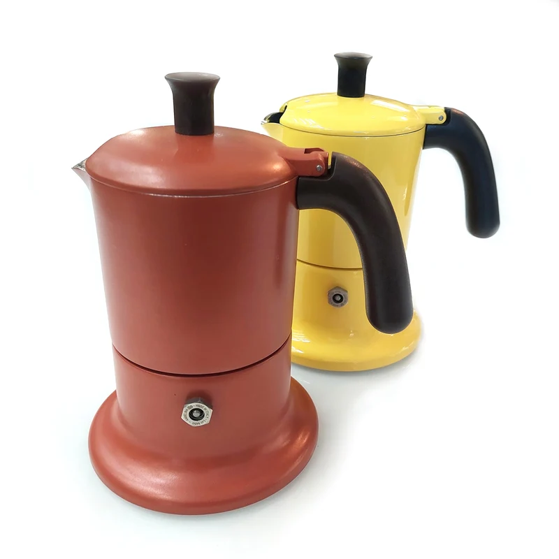 Angelina Caffettiere Induzione 3 tazze Made in Italy vari colori