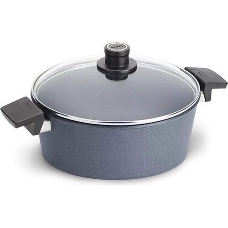 Woll Diamond Lite Casseruola bassa cm 28 antiaderenti induzione + coperchio