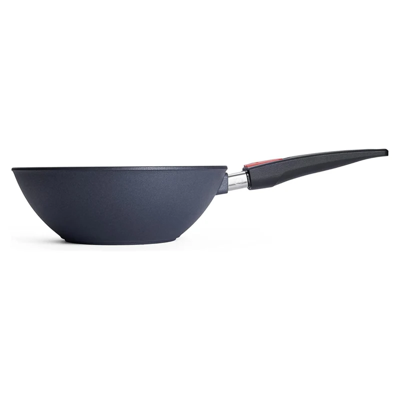 Woll Diamond Lite Wok antiaderente cm 26 induzione + coperchio e manico estraibile