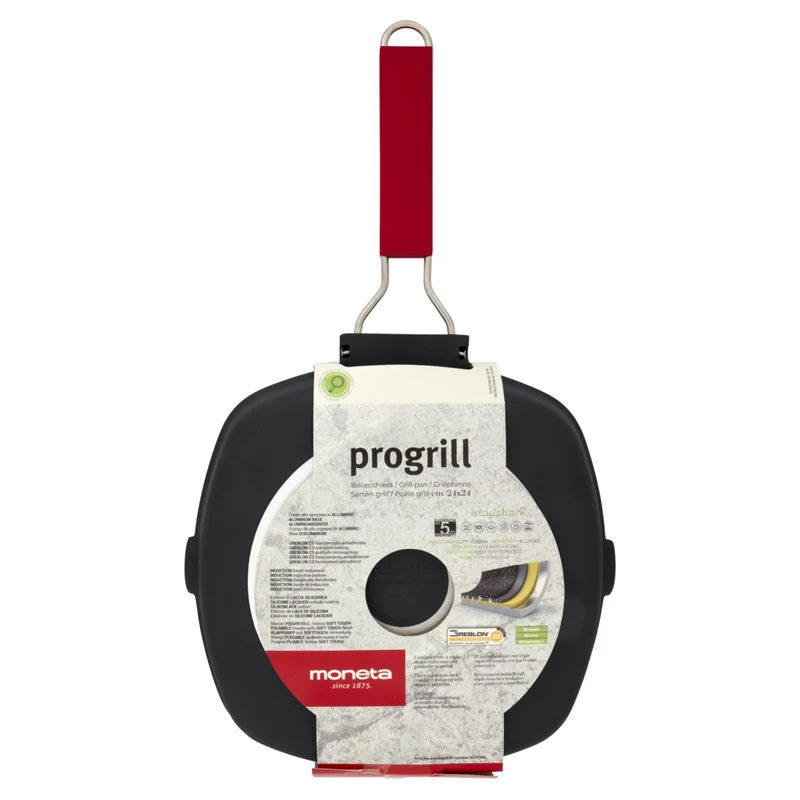Moneta GRILL&PLANCHAS BISTECCHIERA 24X24cm