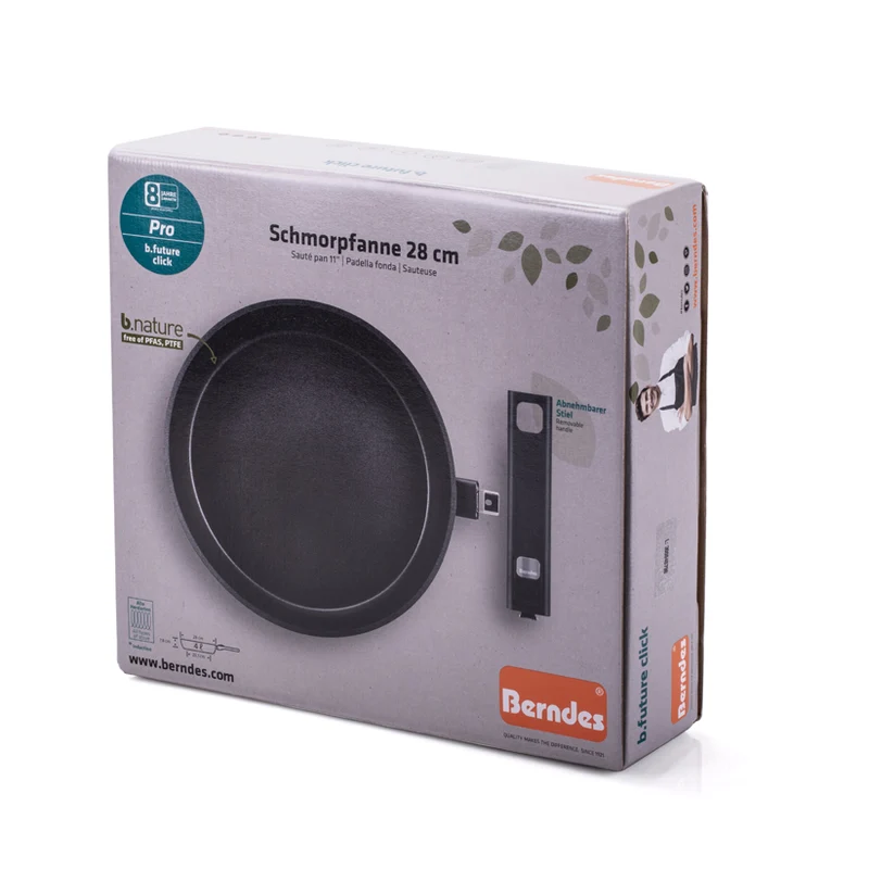 B.Future Padella Antiaderente naturale 4 misure Berndes