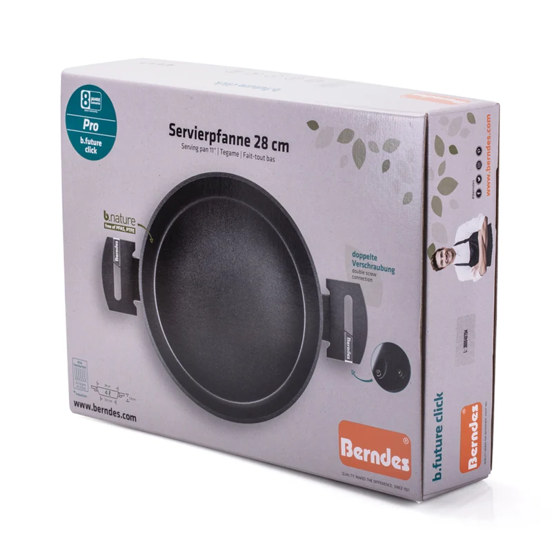 B.Future Tegame 2 manici Antiaderente naturale 3 misure Berndes