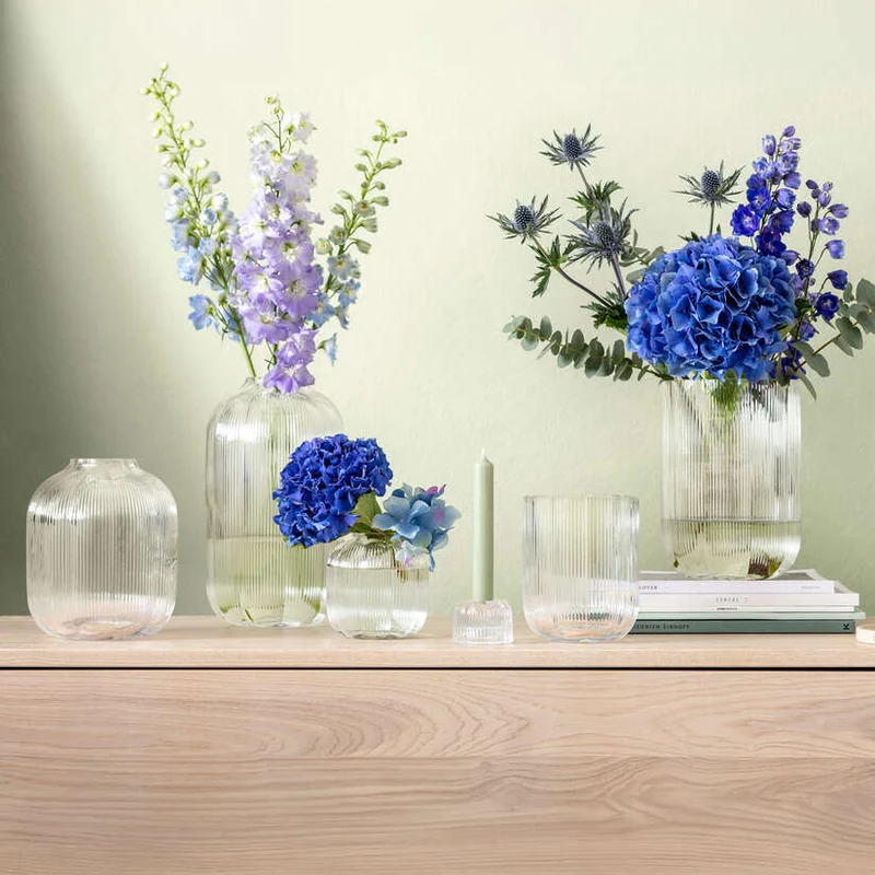 Fleur Vasi trasparenti bombati vetro Villeroy & Boch