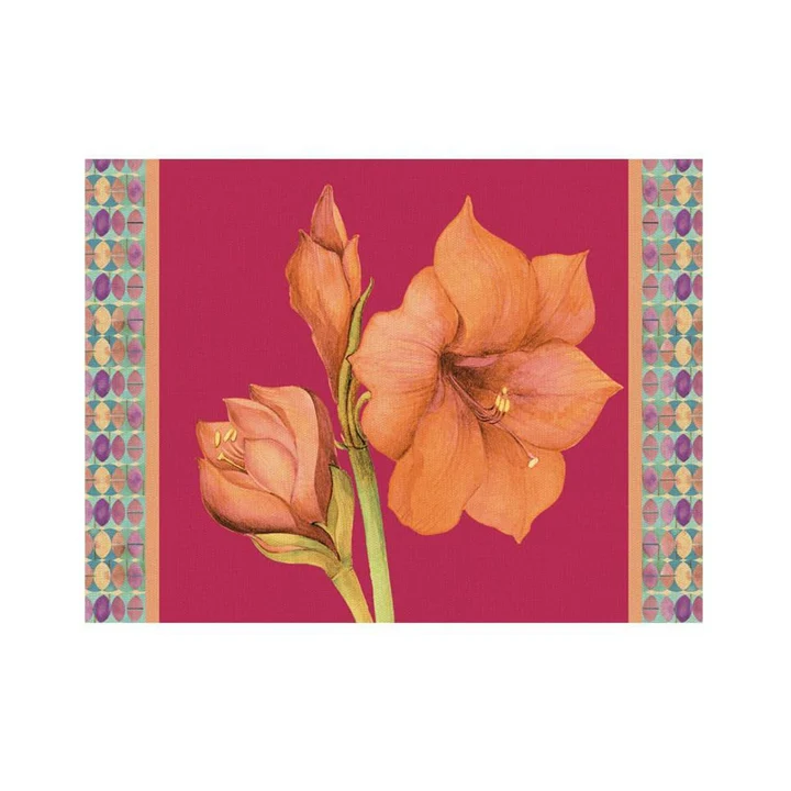 Tovagliette rettangolari rigide Amaryllis L'oca Nera vari colori