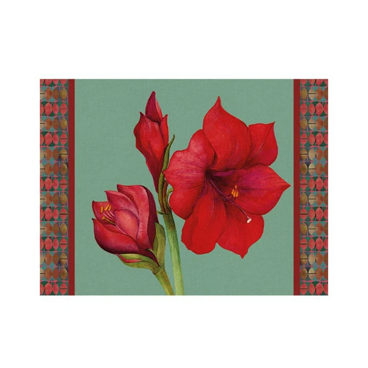 Tovagliette rettangolari rigide Amaryllis L'oca Nera vari colori