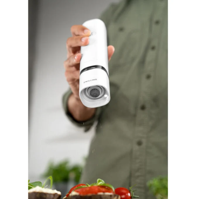 Enfinigy Set 2 pezzi Macinapepe e Macinasale Elettrico Zwilling