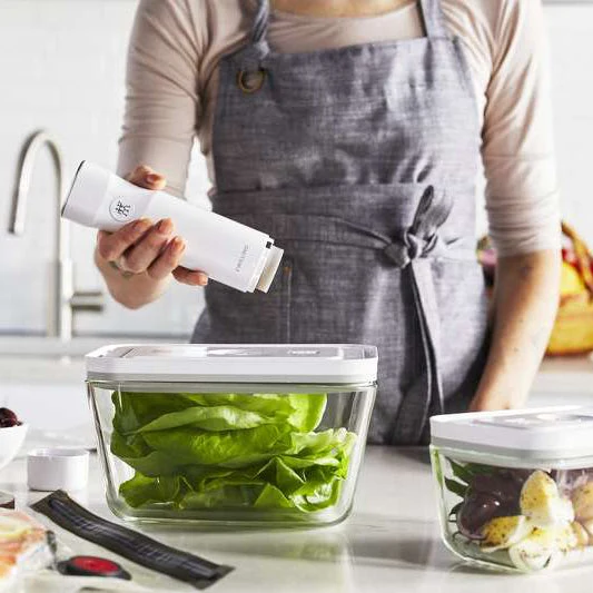 Fresh & Save Starter Kit sottovuoto 7 pezzi vetro M/L Zwilling