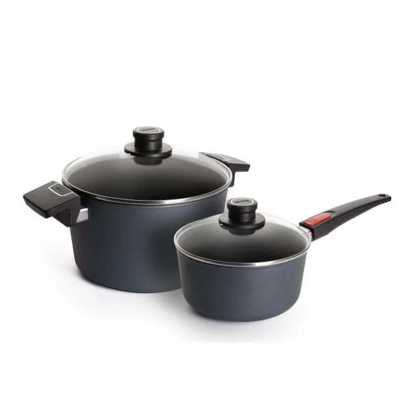 Woll Diamond Lite Casseruola antiaderente cm 18 m. lungo induzione + coperchio