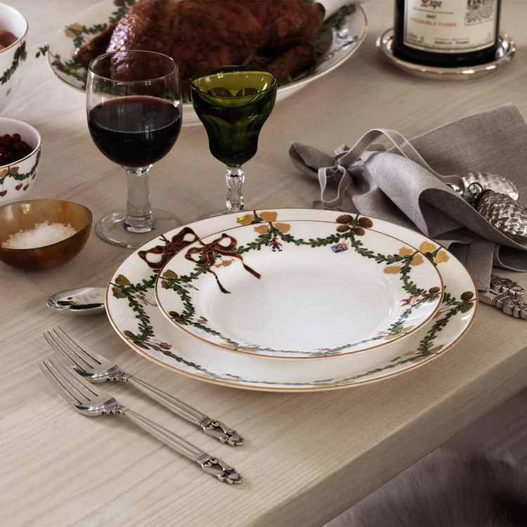 Star Fluted posto tavola Natale Royal Copenhagen