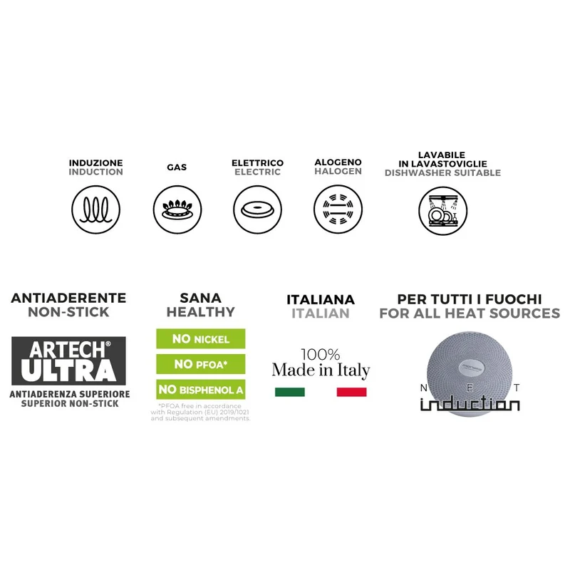 Moneta MAMMOLA INDUCTION PADELLA