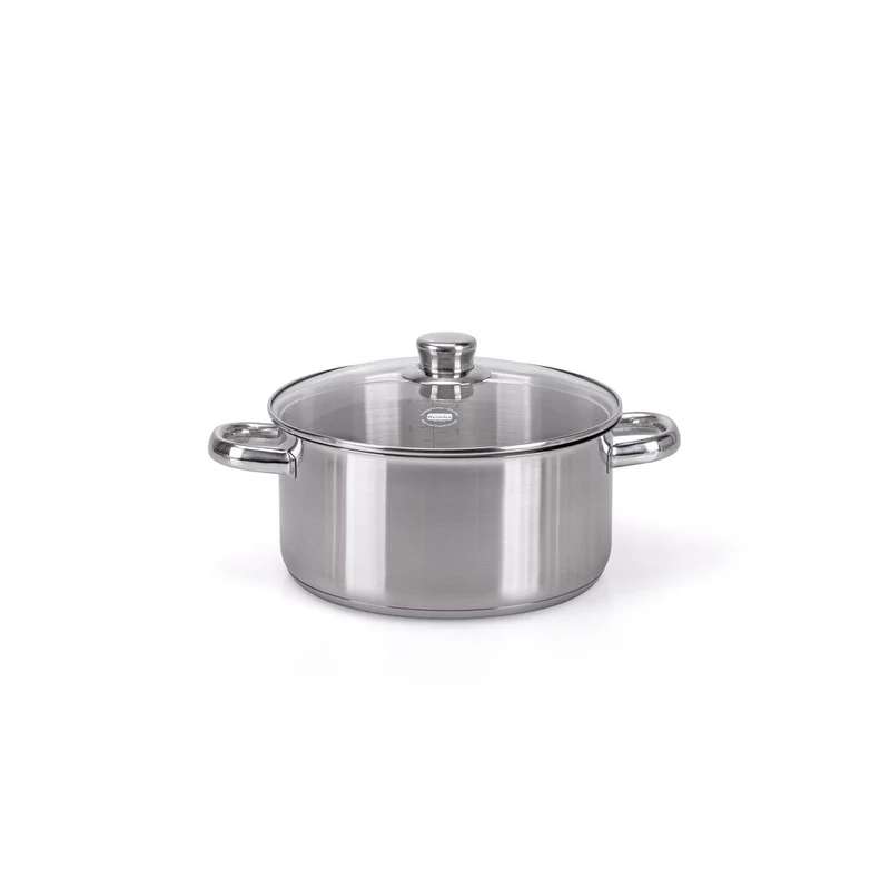 BATTERIA IN ACCIAIO INOX 4PZ BERNDES ROMA