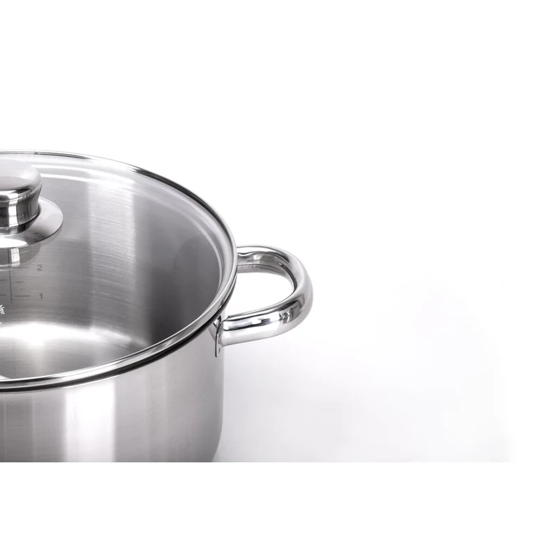 BATTERIA IN ACCIAIO INOX 4PZ BERNDES ROMA