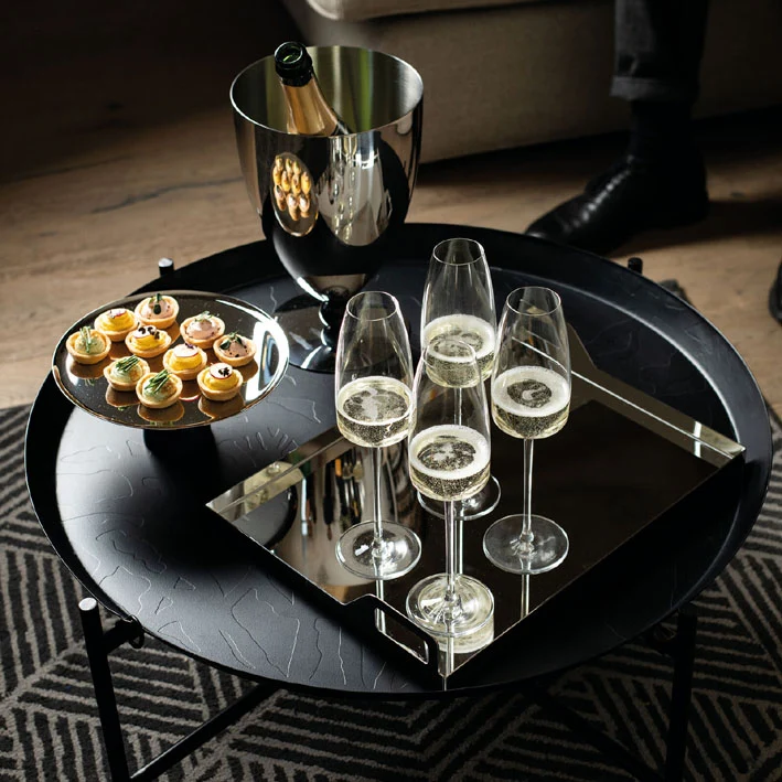 Secchiello vino champagne Penelope acciaio resina Sambonet