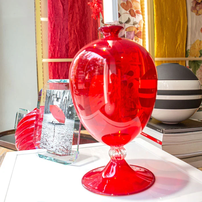 Venini Vaso Veronese rosso 600.01