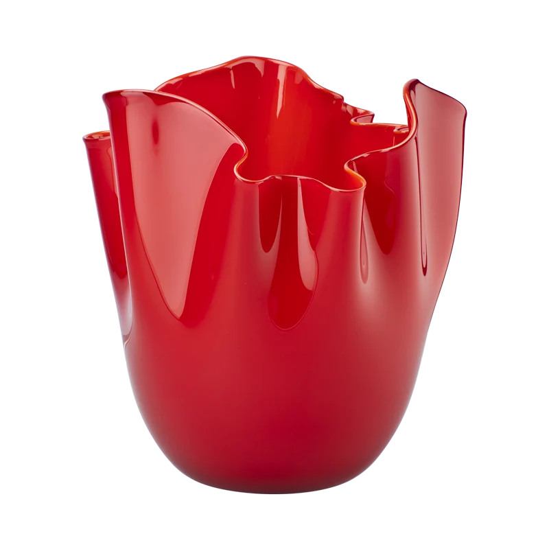 Venini vaso Fazzoletto cm 24 rosso 700.02