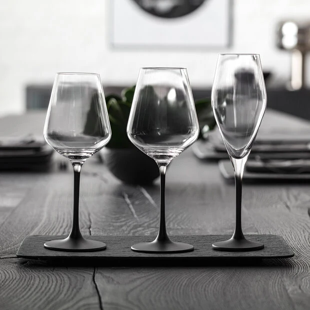 Set 4 Calici Vini cristallo Manufacture Rock Villeroy & Boch