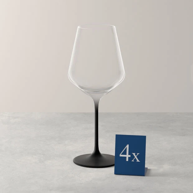 Set 4 Calici Vini cristallo Manufacture Rock Villeroy & Boch