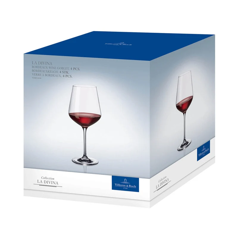 Set 4 Calici Vini cristallo La Divina Villeroy & Boch