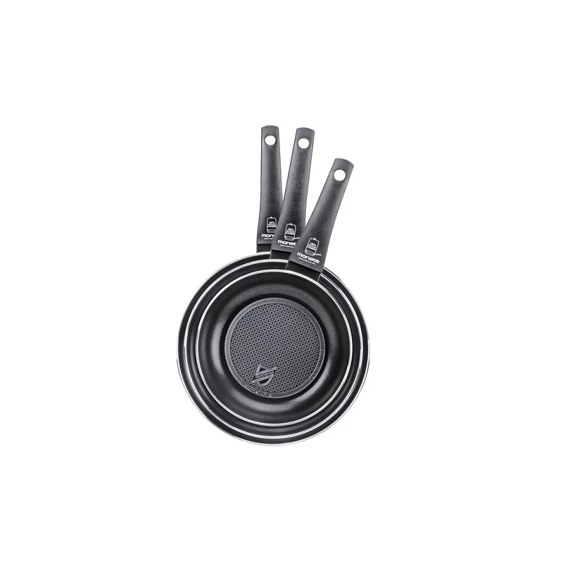 SET DI PADELLE 20 + 24 + 28 CM MONETA RECY