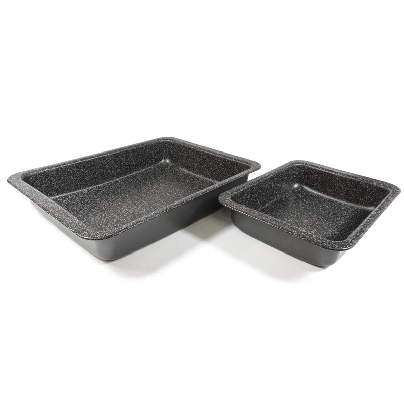 SET DI LASAGNERE 24X18 + 34X25 CM ALLUFLON VESUVIA