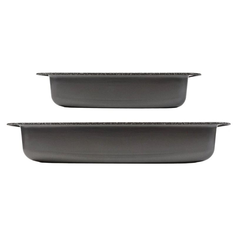 SET DI LASAGNERE 24X18 + 34X25 CM ALLUFLON VESUVIA