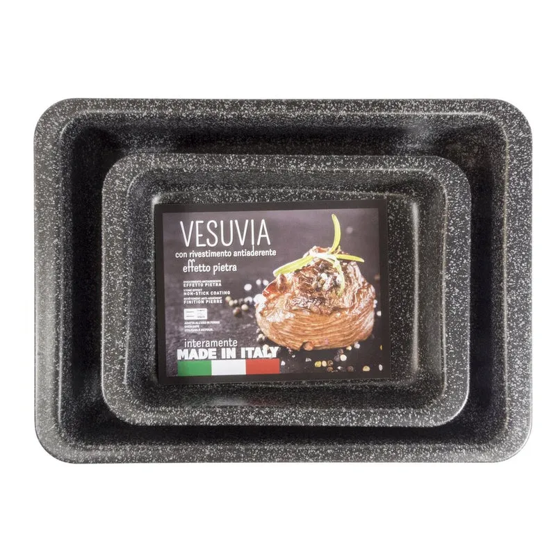 SET DI LASAGNERE 24X18 + 34X25 CM ALLUFLON VESUVIA