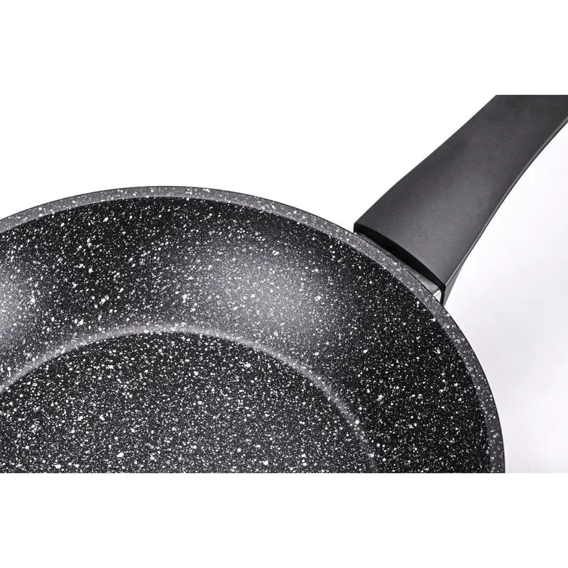 SET DI PADELLE 24 + 28CM MONETA MAGNOLIA STONE BLACK