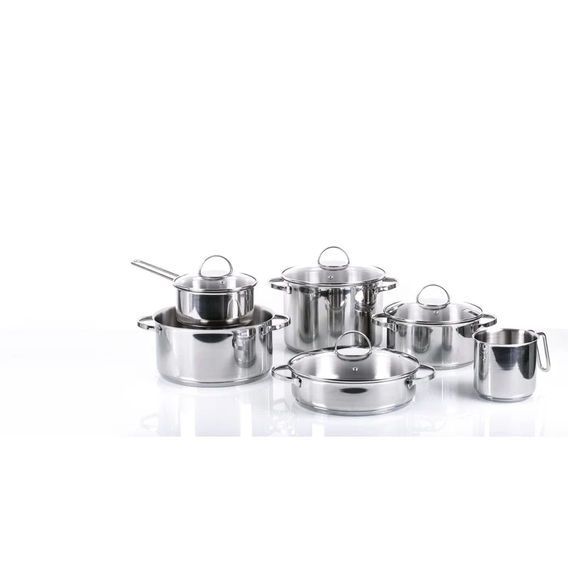 BATTERIA 10 PZ MONETA ALLEGRO INOX
