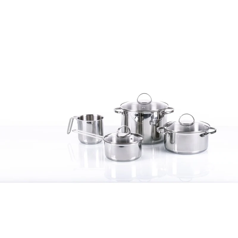 BATTERIA 7 PZ MONETA ALLEGRO INOX
