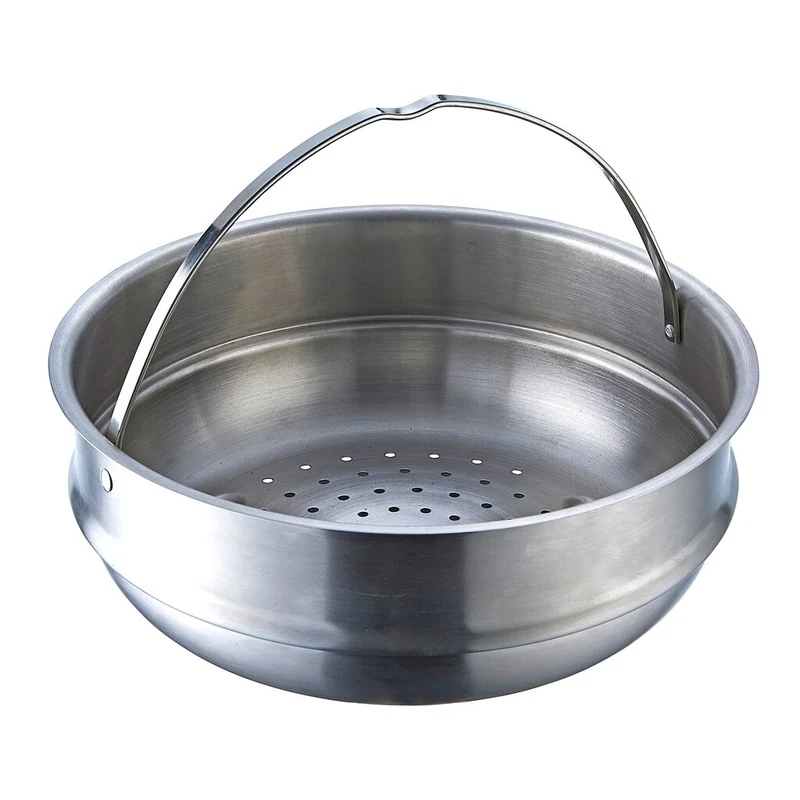 PENTOLA 24CM CON SCOLAPASTA E CESTELLO VAPORE MONETA ACCORDO INOX